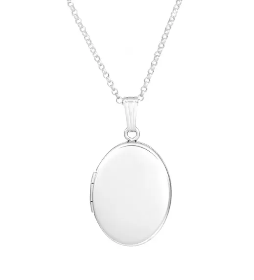Engraved Silver Locket